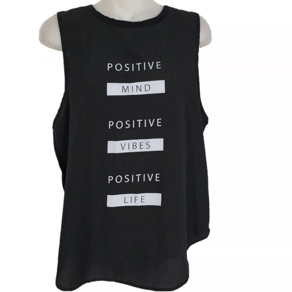 NWOT Positive Tank Top - Picture 1 of 4
